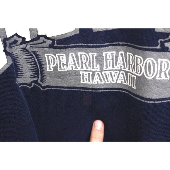 Vintage United States Navy Pearl Harbor Hawaii Sweatshirt XL - Picture 3 of 7